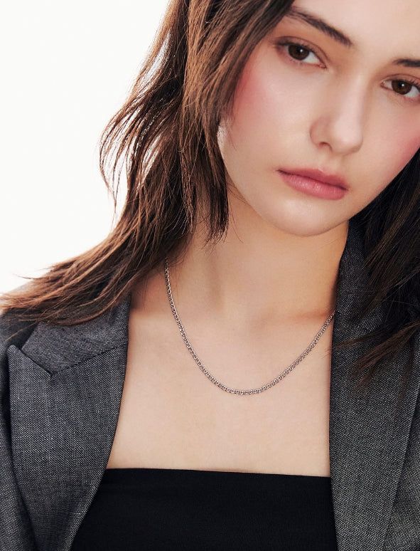 hyeres lor（イエール・ロール）の「26SS★ [Premium Plating] Preciz AB(C) Marina Chain Necklace（Accessories）」