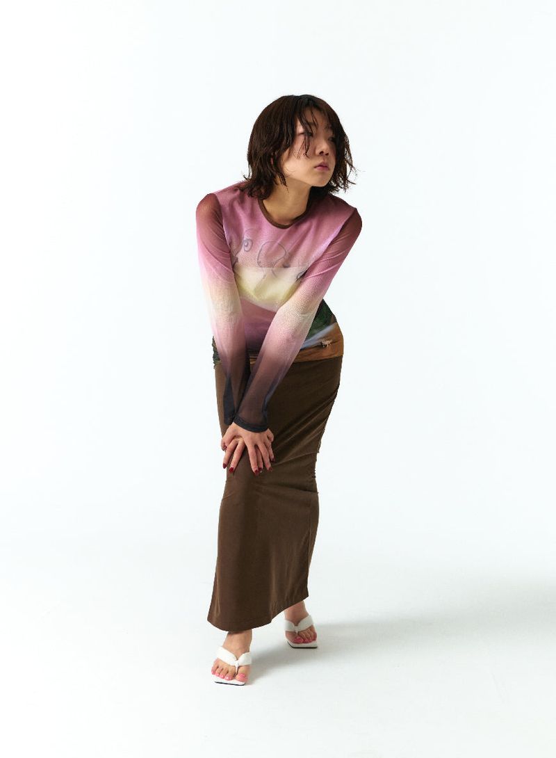 KILLING MOSQUITO MESH TOP (PINK)