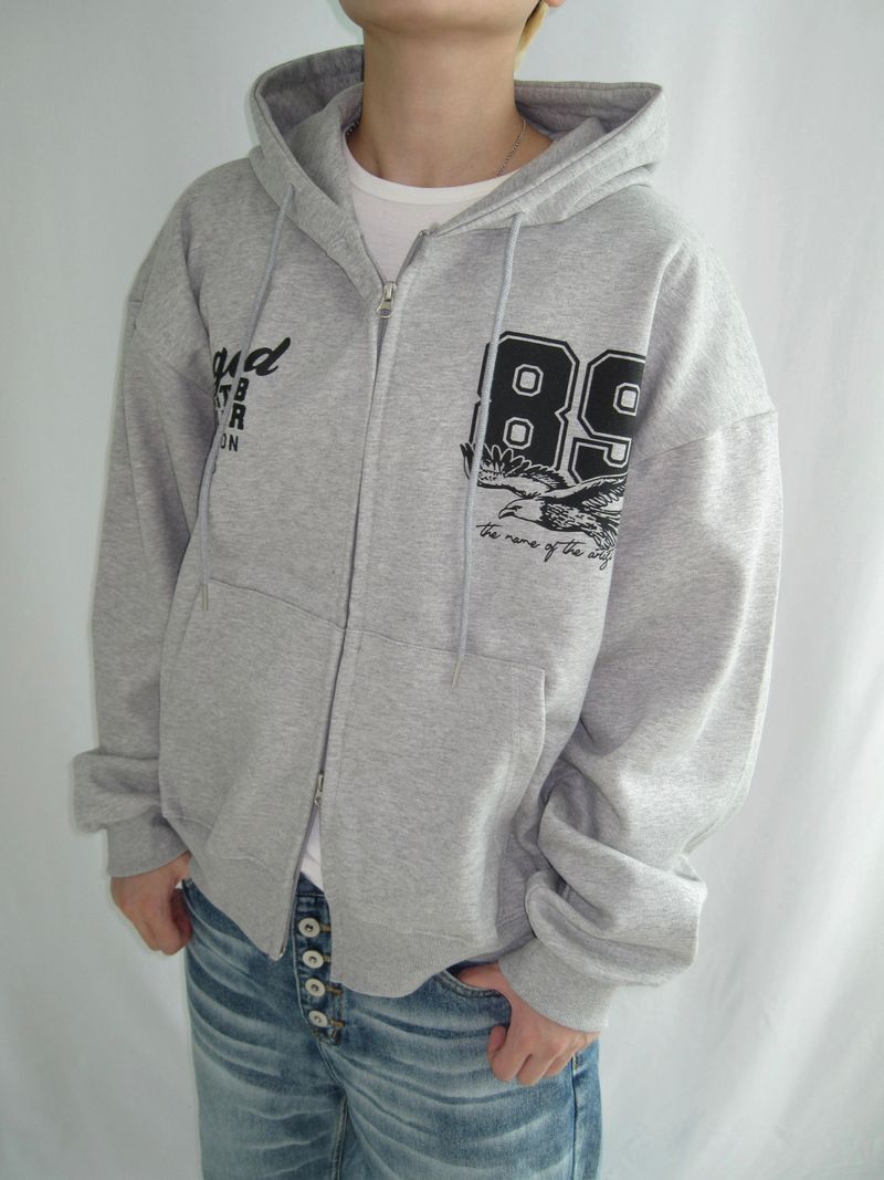 Mokey（モーキー）の「1976 Overfit Hood Zip-Up (3C)（Tops）」