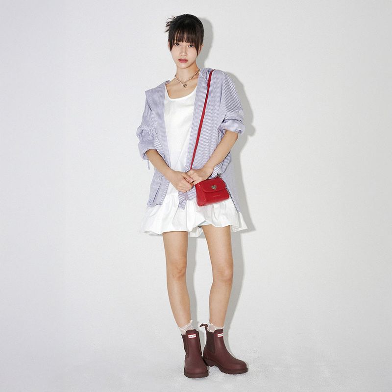 HEART LOCK MINI BAG (RED)
