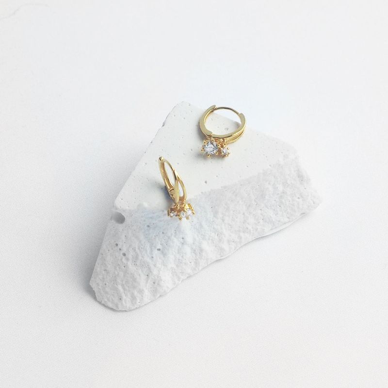 Lori Cubic Zironia Hoop Earrings