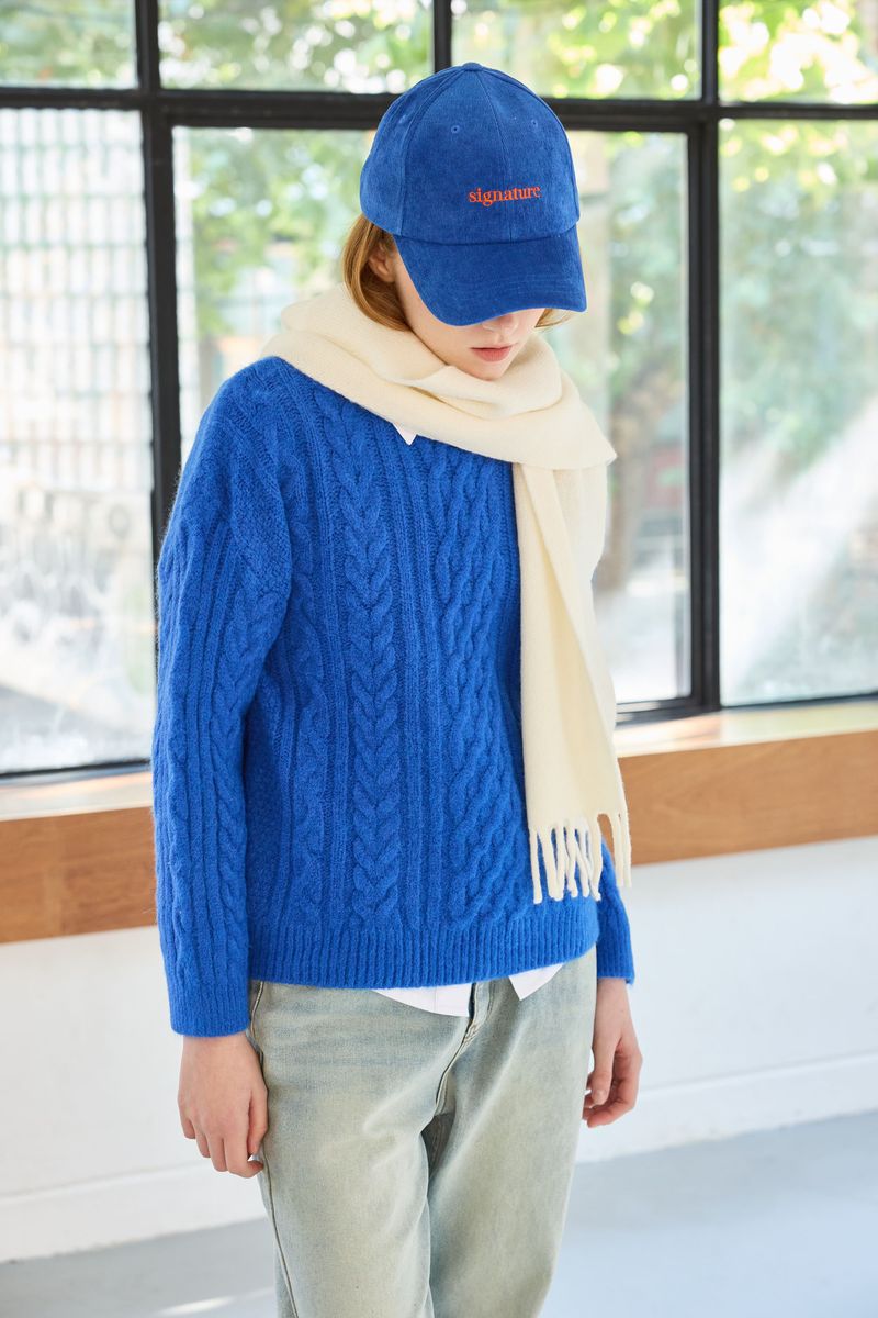 JUICY ROUND KNIT / BLUE
