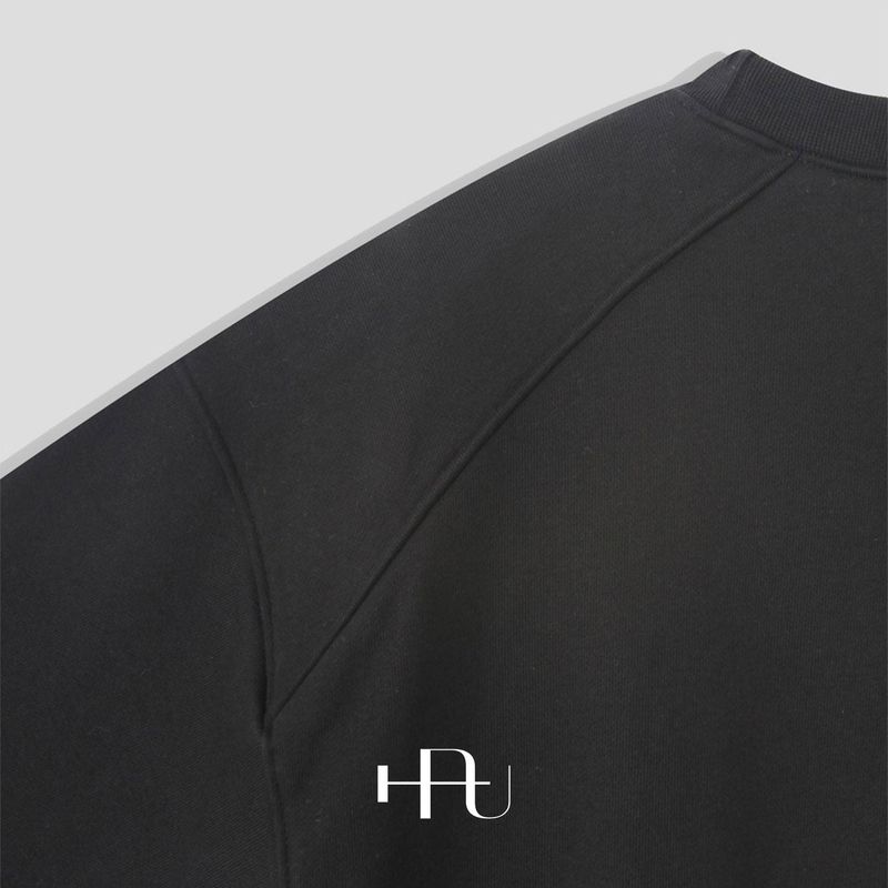 [HFORUS MADE]Layer Shoulder Sweatshirt IN RED