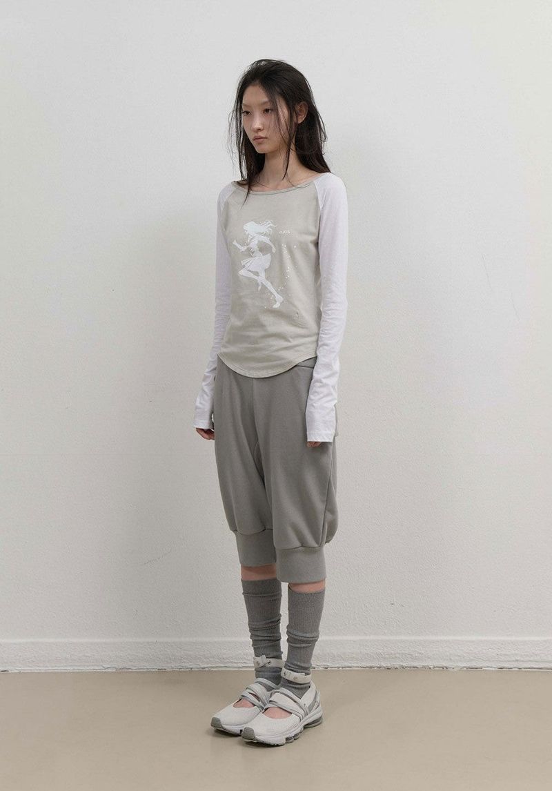 Star Reglan Long Sleeve / Off White