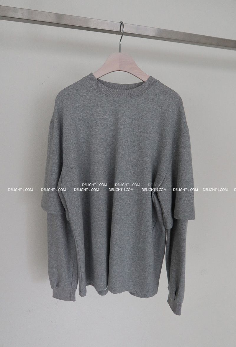 Bart Layered Oversized-Fit Sweatshirt