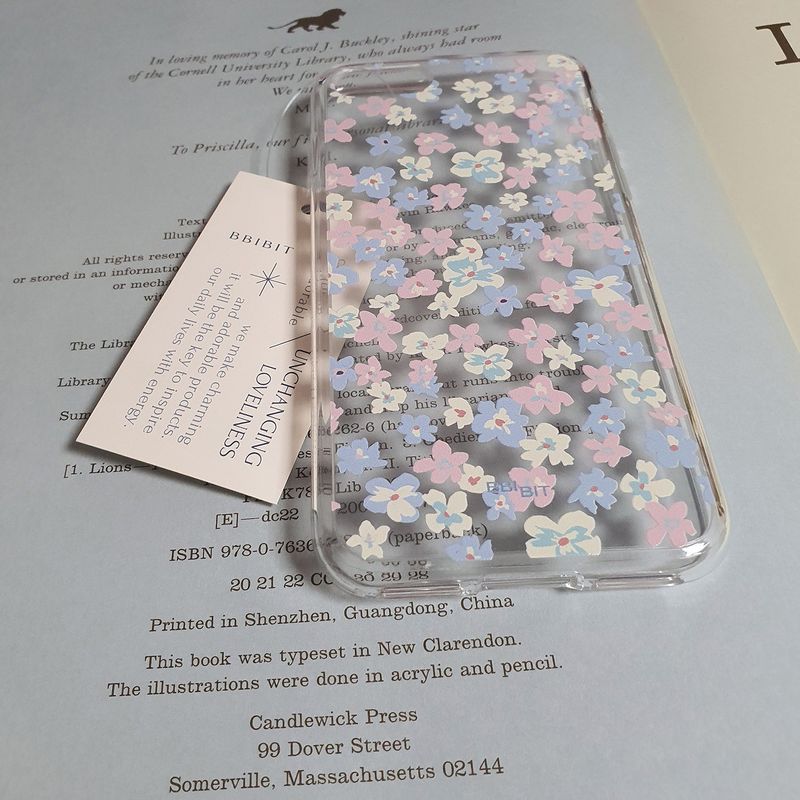Flower Splash Jelly Hard phone case