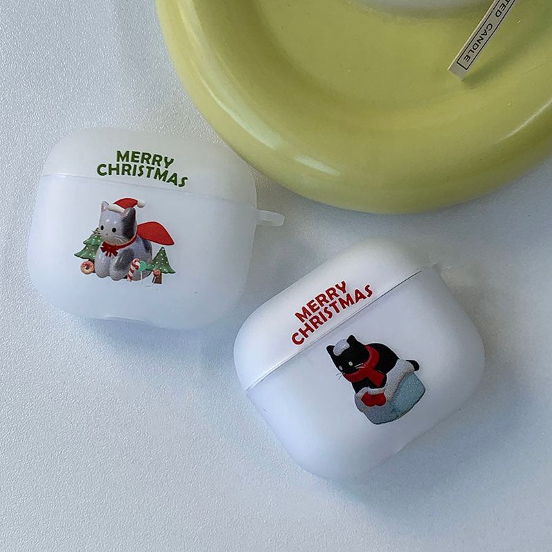 Santa COCO - Santa Some Cat AirPods Case_matt