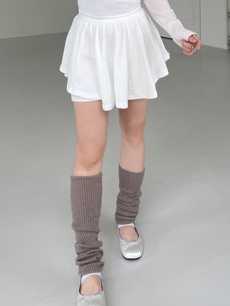 Romantic flared ballet pantskirt