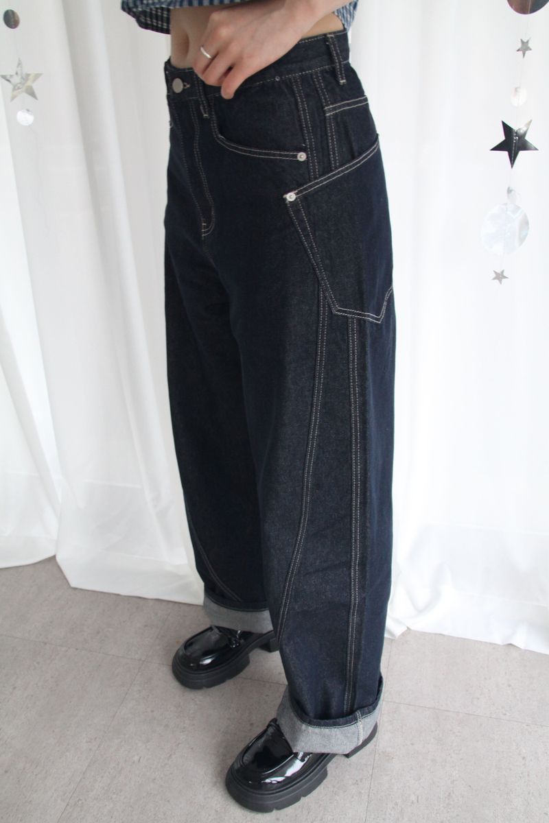 Wave point denim