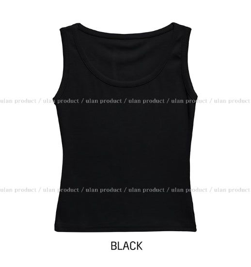 [U-BASIC] Daily Solid Crop Sleeveless