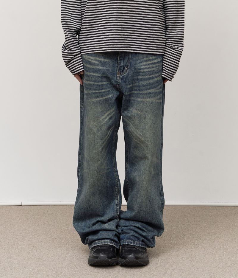 HIFIFNK（ハイファイファンク）の「Flask Crack Denim（Pants）」