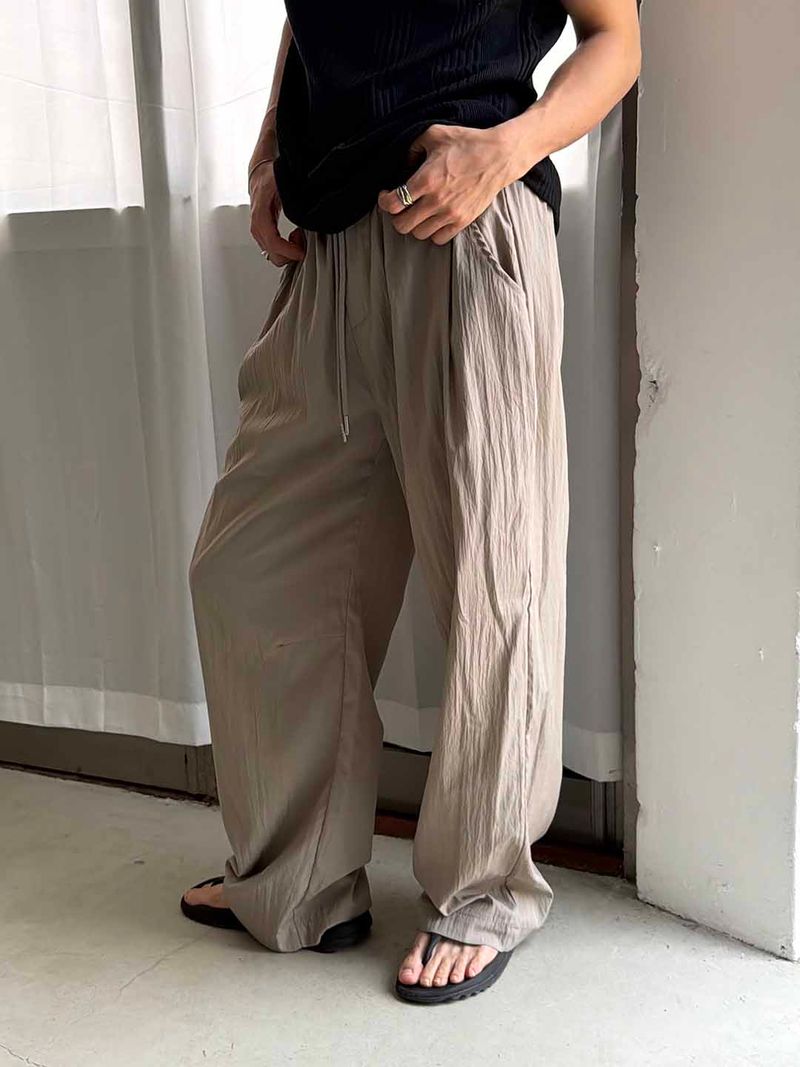 Light nylon banding pants(4color)