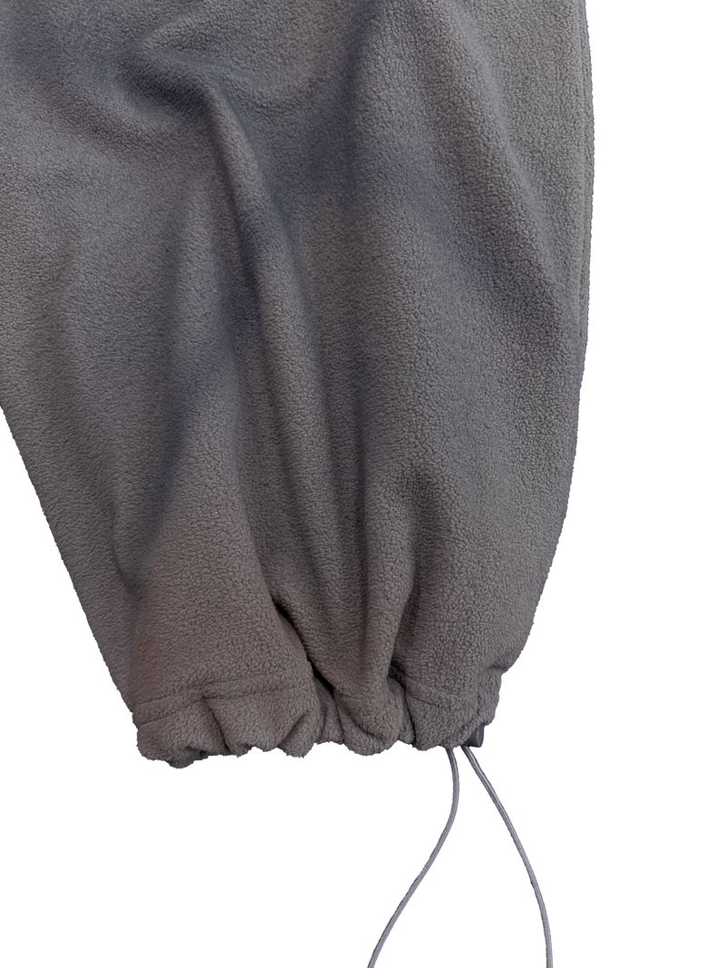 FLEECE SPRAY-DIRT CROSS LINE HEM DRAWSTRING ADJUSTABLE SWEATPANTS