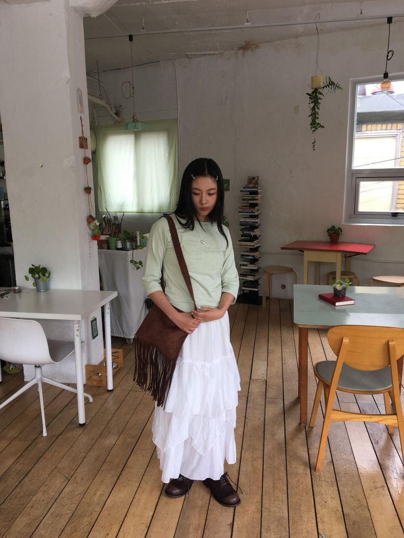 Suede Fringe Shoulder Bag (5color)