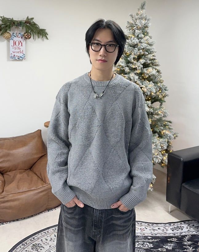 SATIIIZ（サティーズ）の「Tay Boucle Diamond Knit（Tops）」
