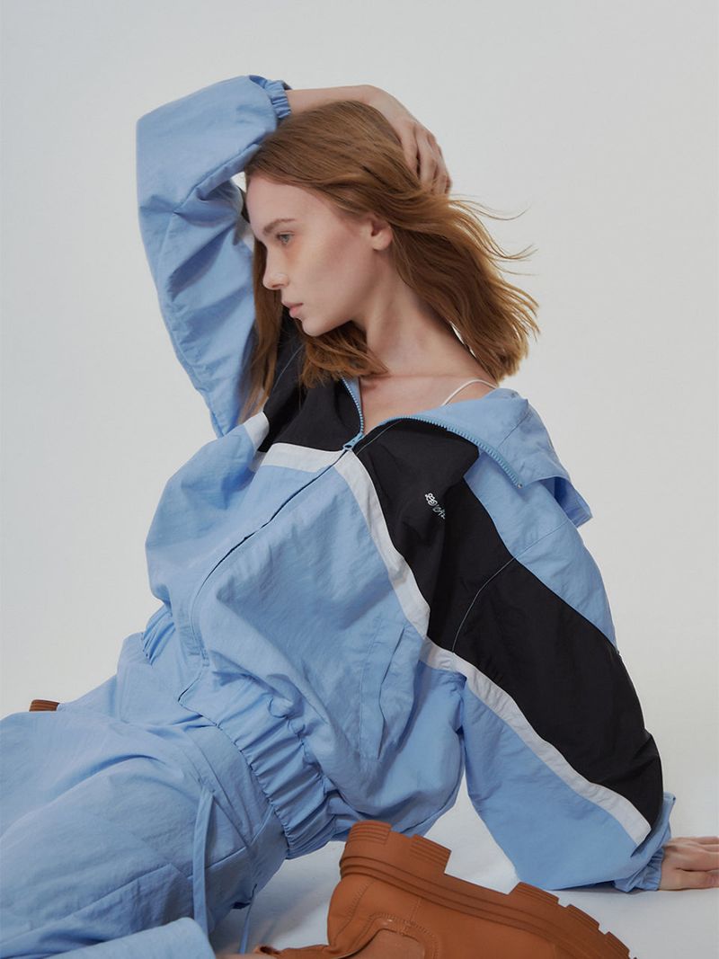 OVERFITTED MULTI COLOR HOODIE JUMPER_SKY BLUE