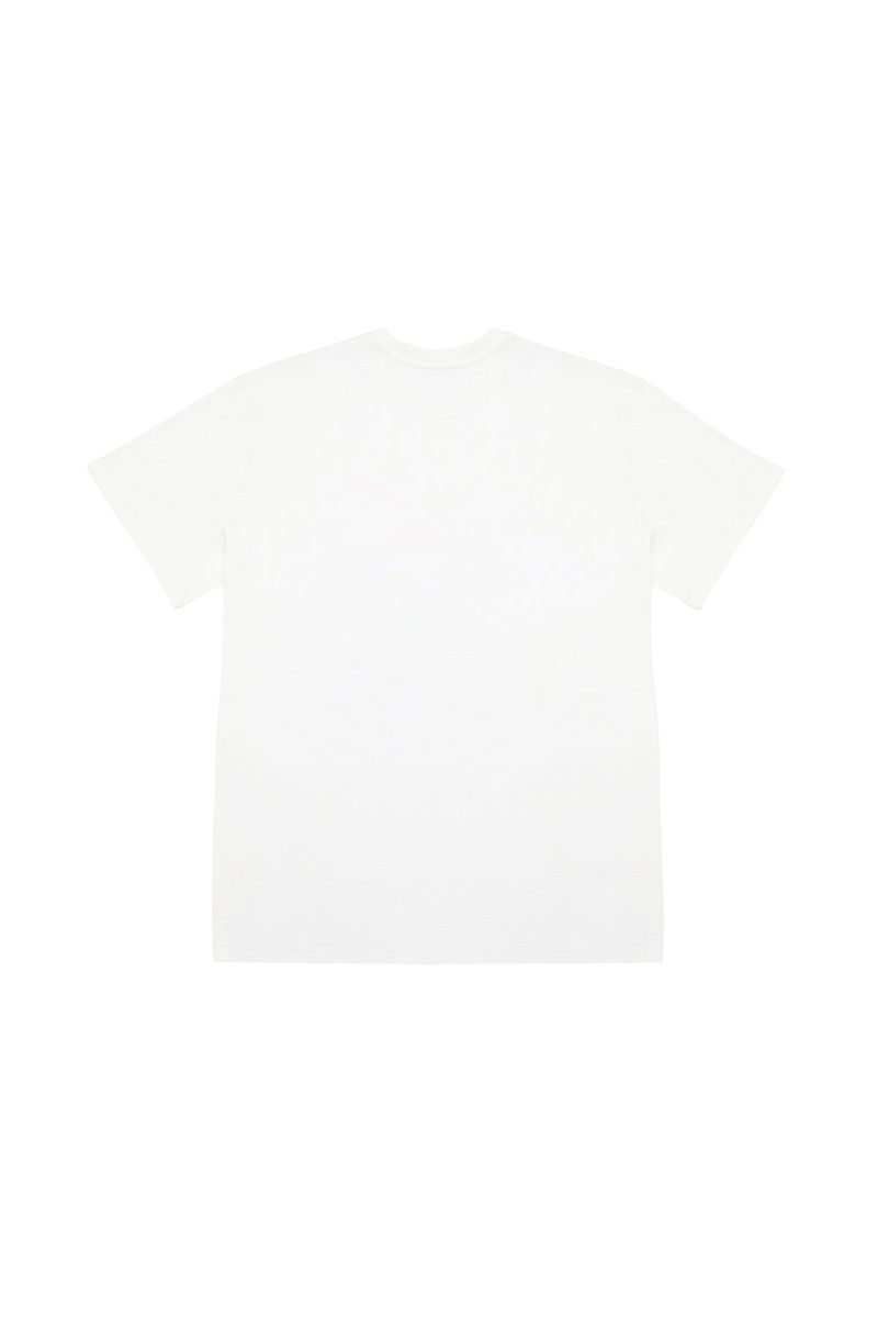 CHEETAH GRAPHIC OVERSIZED T-SHIRT WHITE