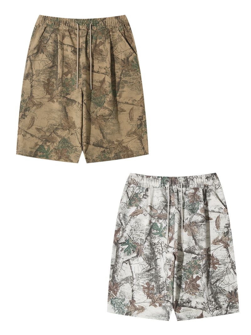 Leaves Carpenter Bermuda Shorts 2COLOR