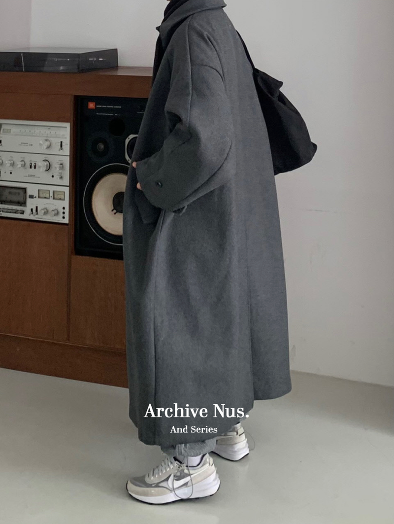 Nus. Wool Grey Coat(2color)