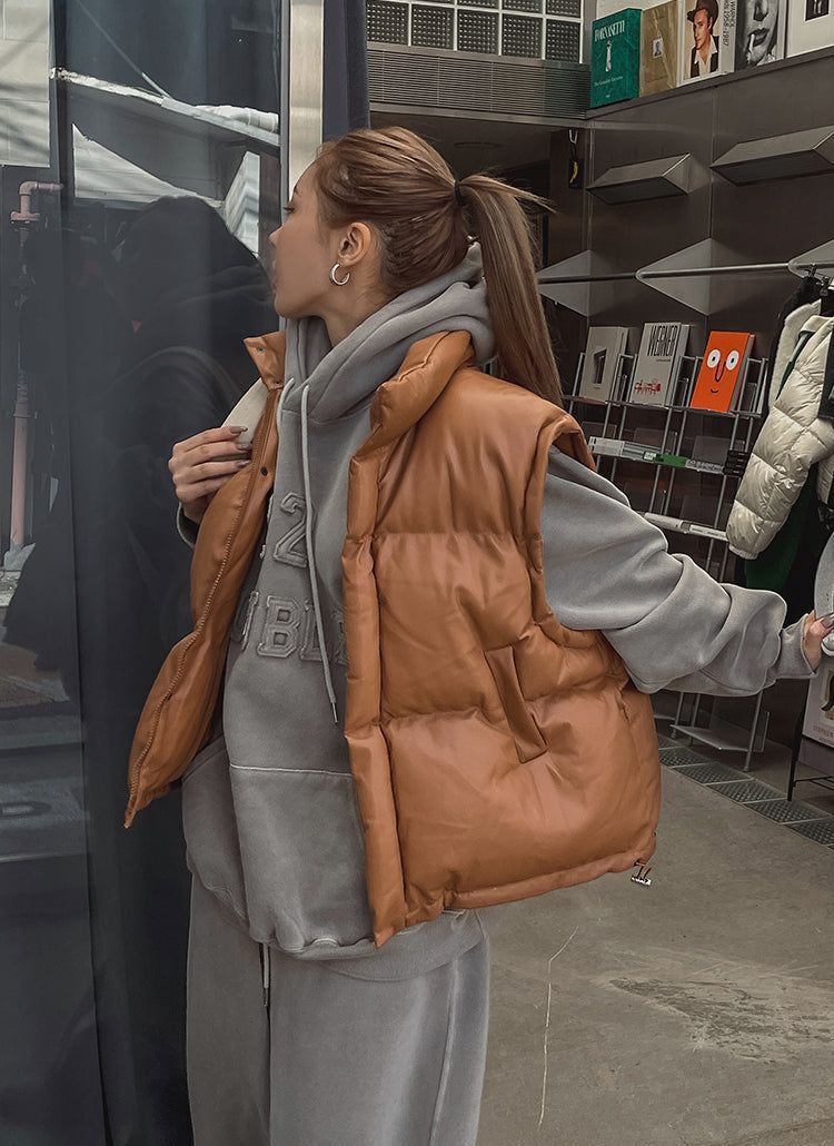 ULAN（ユレン）の「(UNISEX) オプトショルダーレザーベストダウン（Jackets/Outerwear）」