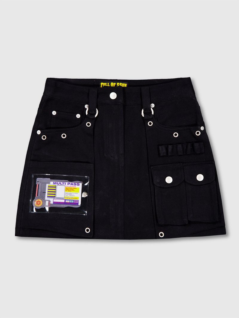 Multipass Cargo MiniSkirt (Black)