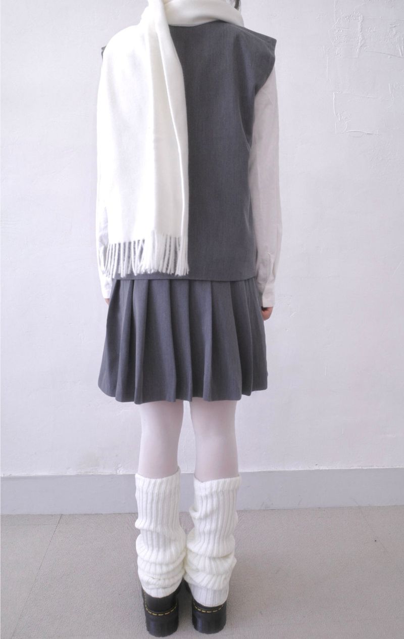 Saco Preppy Vest Two Piece (2Color)