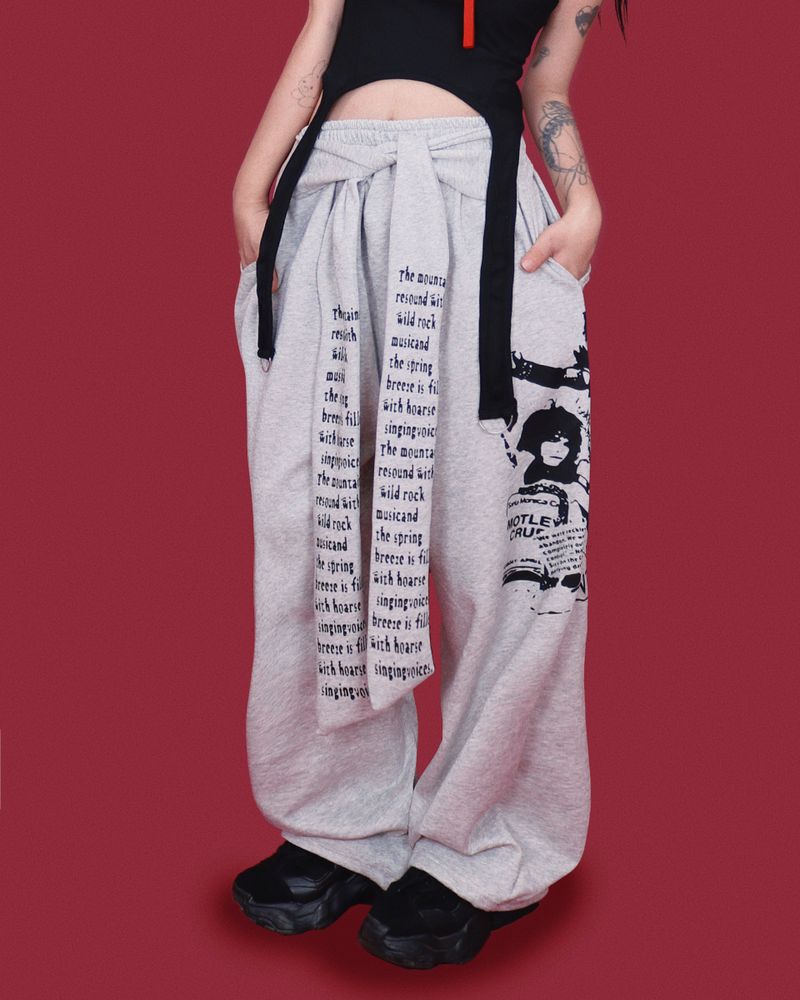 heavy-metal wide pants (2color)