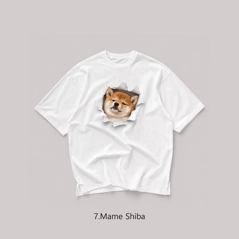 [A-T0301] アンニョンドッグ半袖Tシャツ (7タイプ)