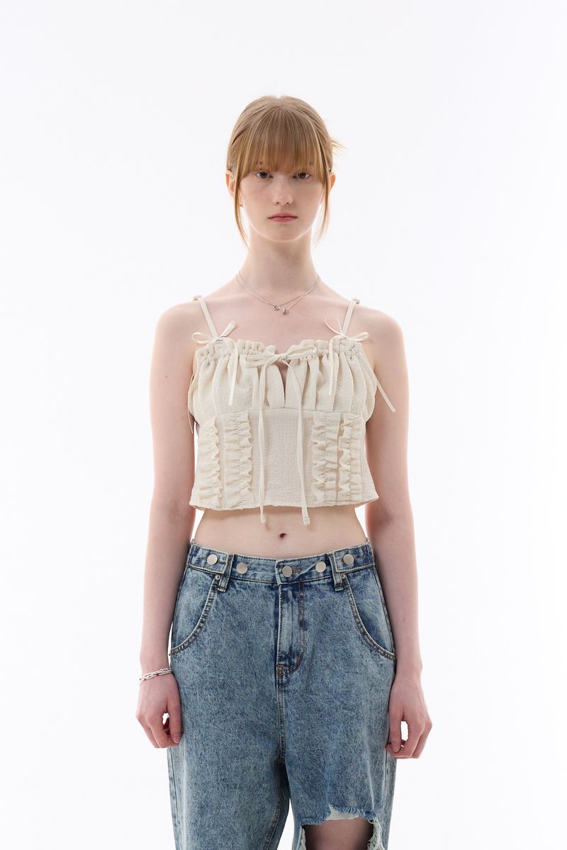 ARIKIM（アリキム）の「GAGA RIBBON BUSTIER / BEIGE（Tops）」