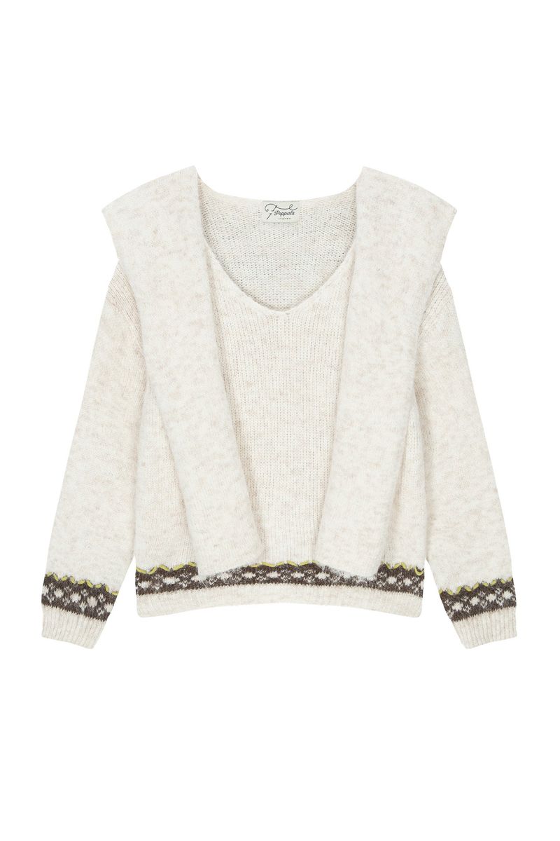 POPPALS（ポップパルズ）の「Winter Warmie Knit [Ivory]（Tops）」