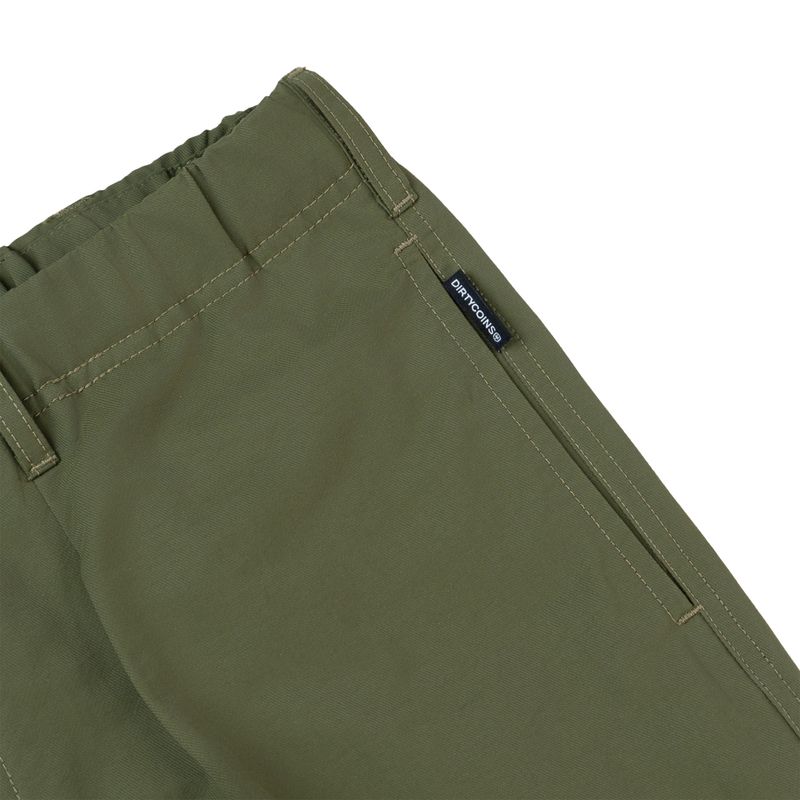 Patched Logo Cargo Pants - Green