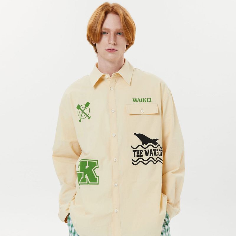 Graphic oversize shirts
