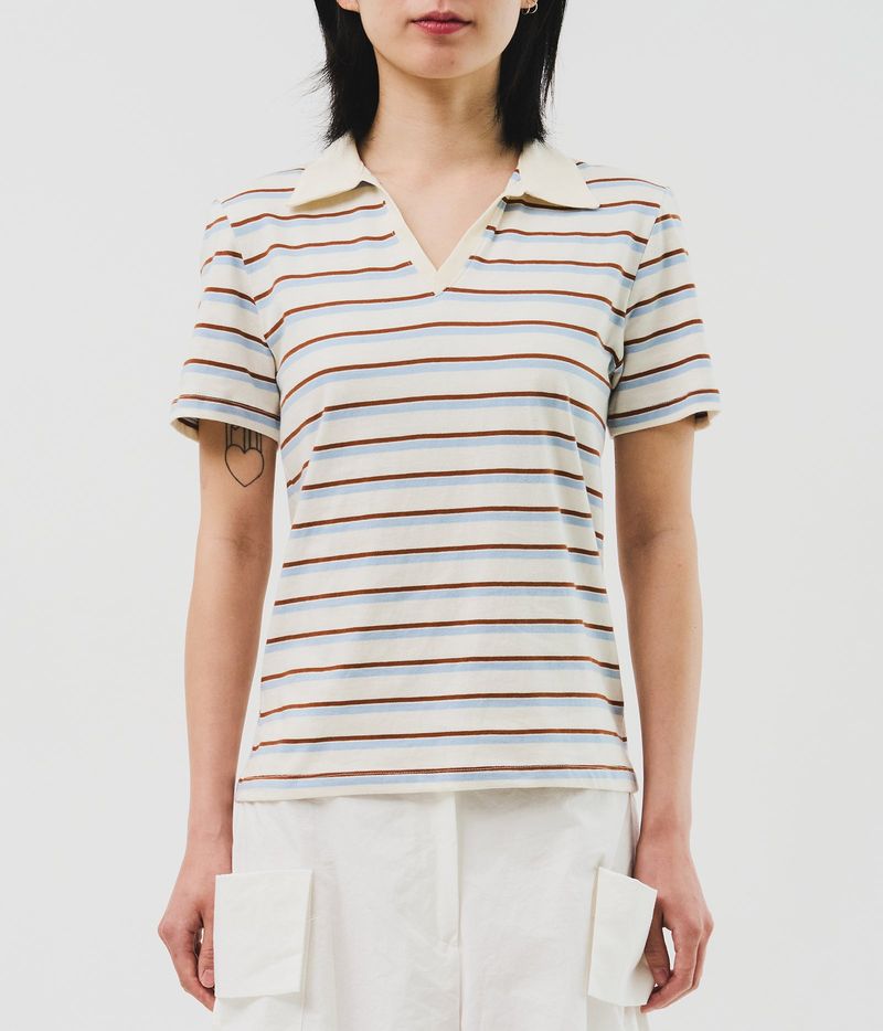 HIFIFNK(ハイファイファンク)の「(W) Bettie Stripe Top (2color)(Tops)」
