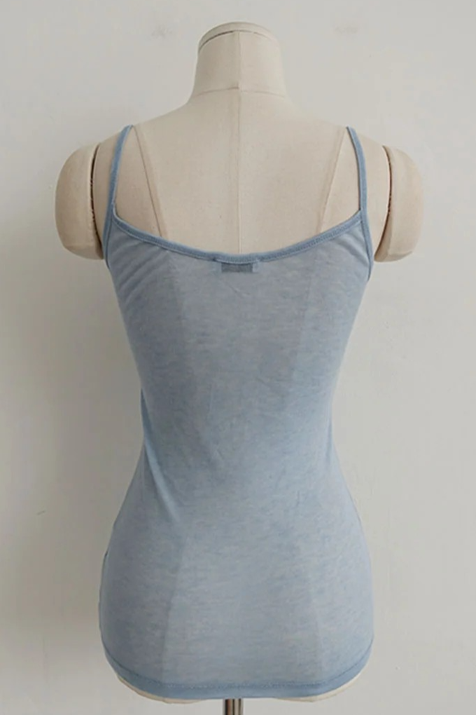 SUNKISS RIBBED CAMI TOP(2COLORS!)