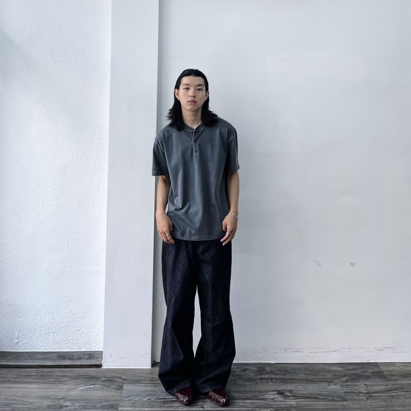 Dark Haze Henley Shirt