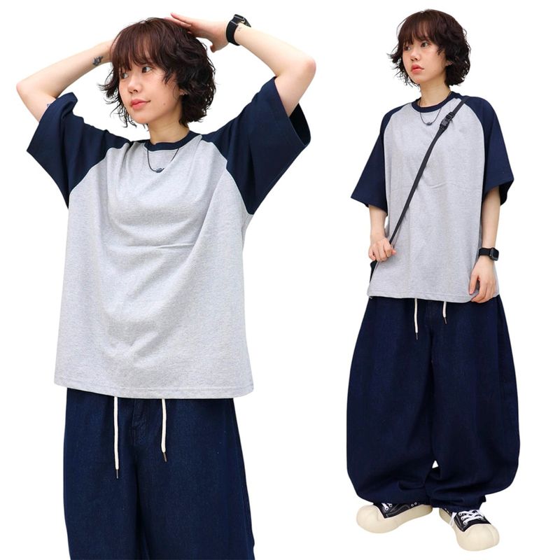 Basic Raglan Short-Sleeve T-Shirt