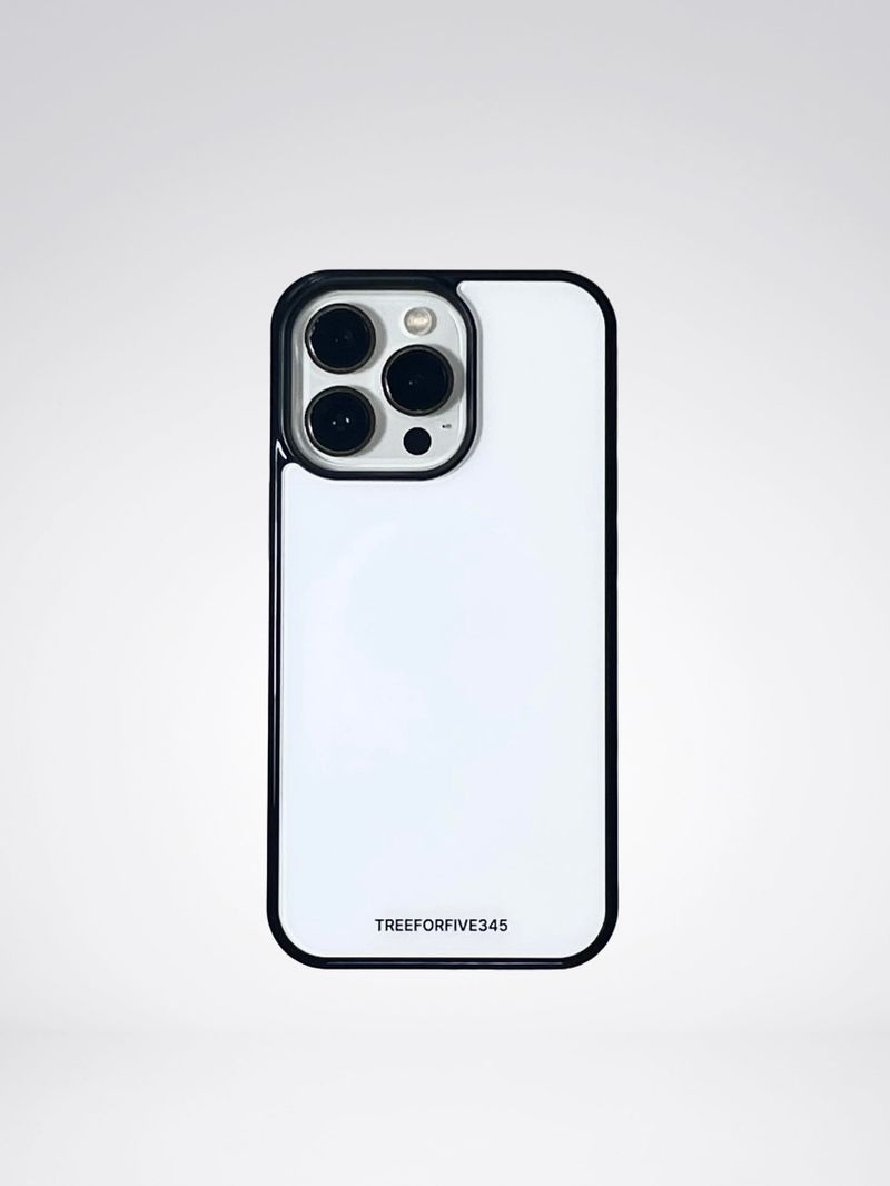 TREEFORFIVE345（ツリーフォーファイブ345）の「[SIMPLE] WHITE Glass Bumper Case / TREEFORFIVE345（Smartphone Accessories）」