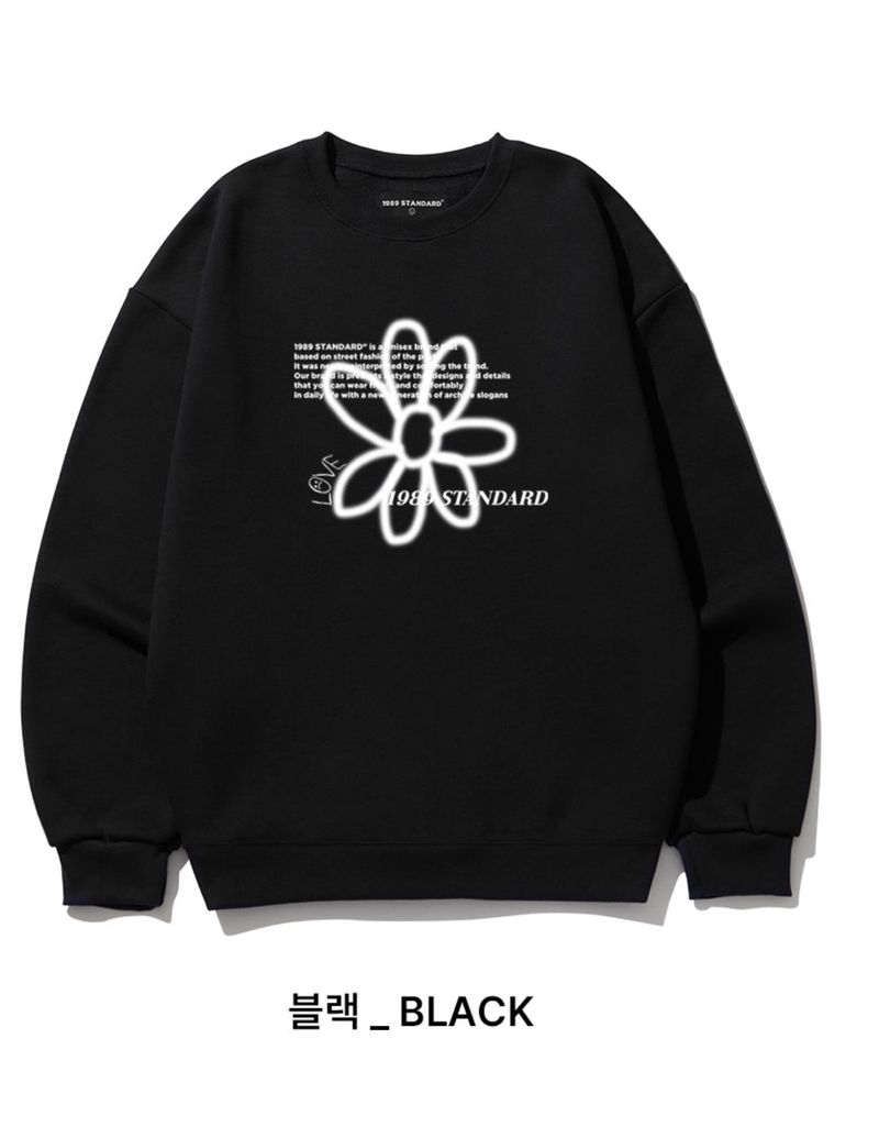 BW FLOWER Sweatshirt (STMSTD-0034)