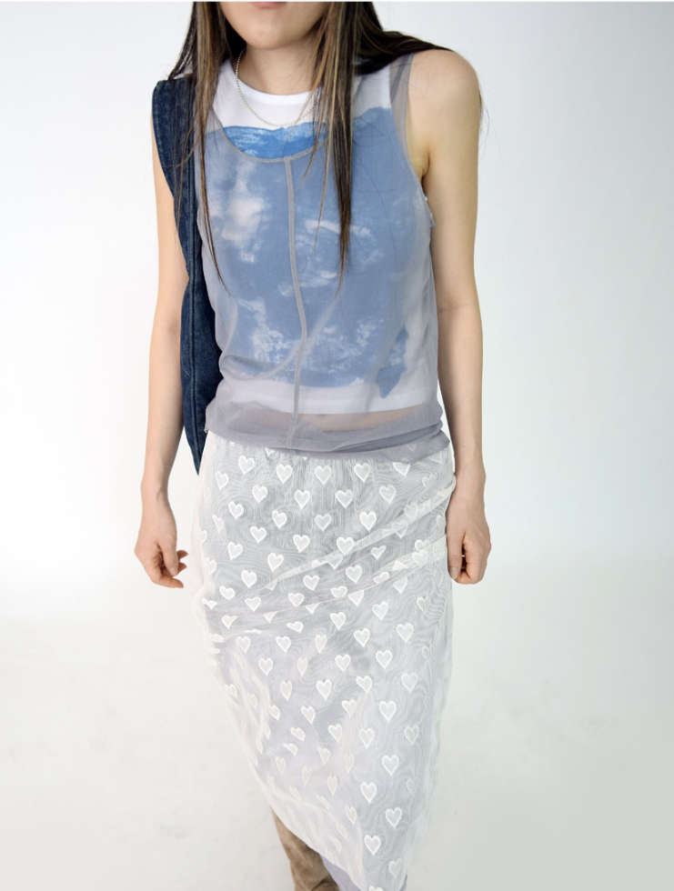 graffiti sleeveless(3color)