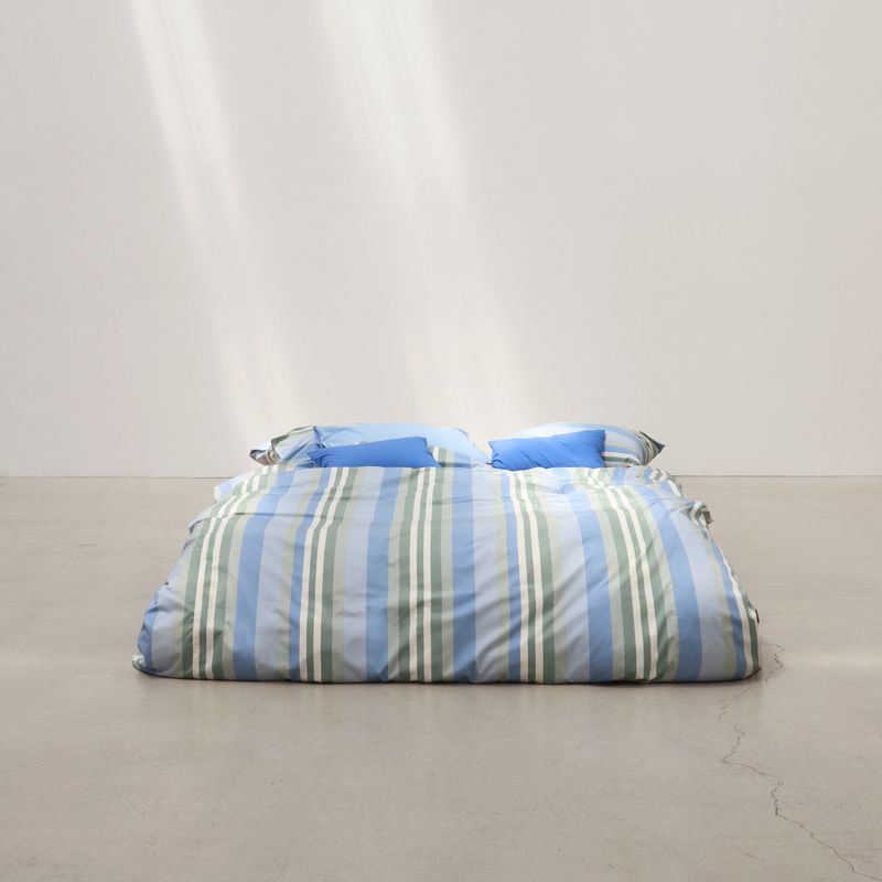 Blue raya duvet cover Qsize(200x230cm)