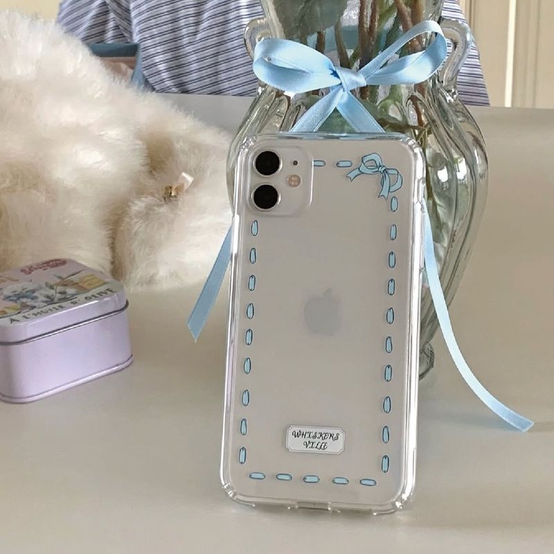 [MADE]Ribbon Stitch Jelly Hard Case (3color)
