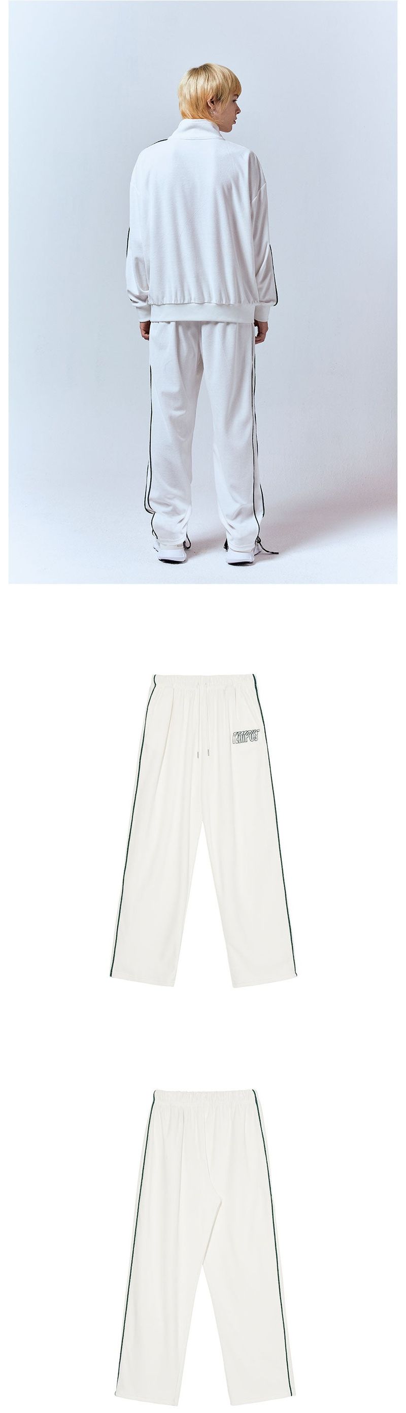 SIGNATURE TRACK PANTS [WHITE]