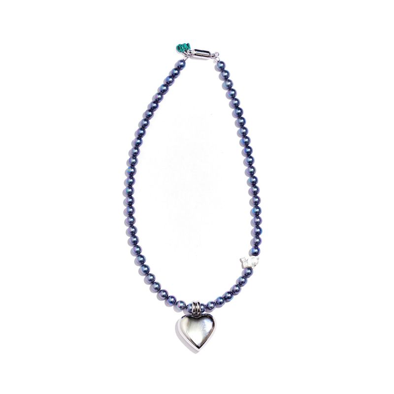 NiRO.SERENDIPITY(ニロ)の「SURGiCAL HEART RABBiT BLACK PEARL NECKLACE #94(Accessories)」