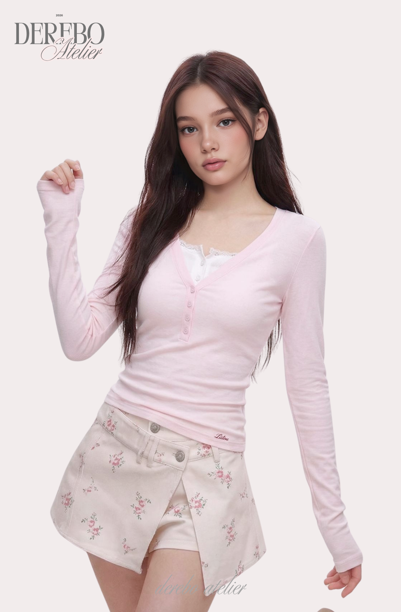 Sugar Flower Mini Pants Skirt
