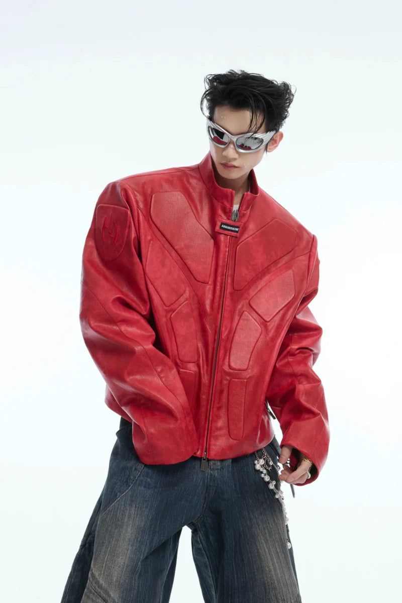 Argue Cultureの「3D Embossed Biker Jacket（Jackets/Outerwear）」