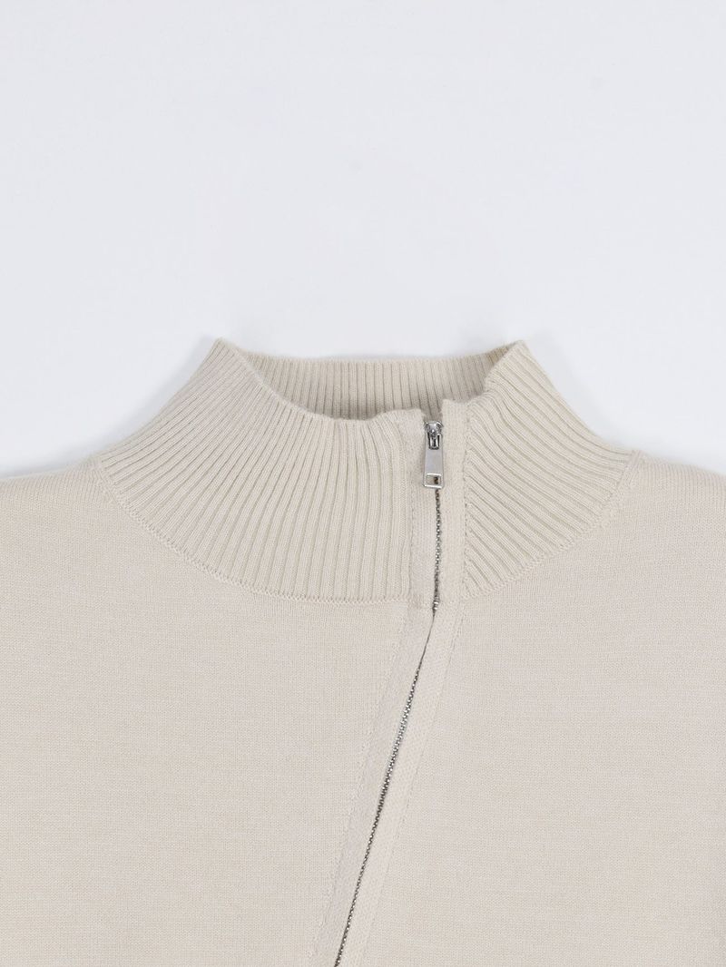 Nito Slash Knitted Zip Up
