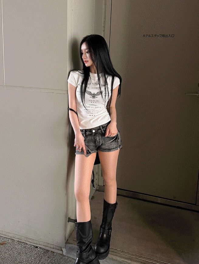 26SS★ [MADE] Vintage Western Slim Tee