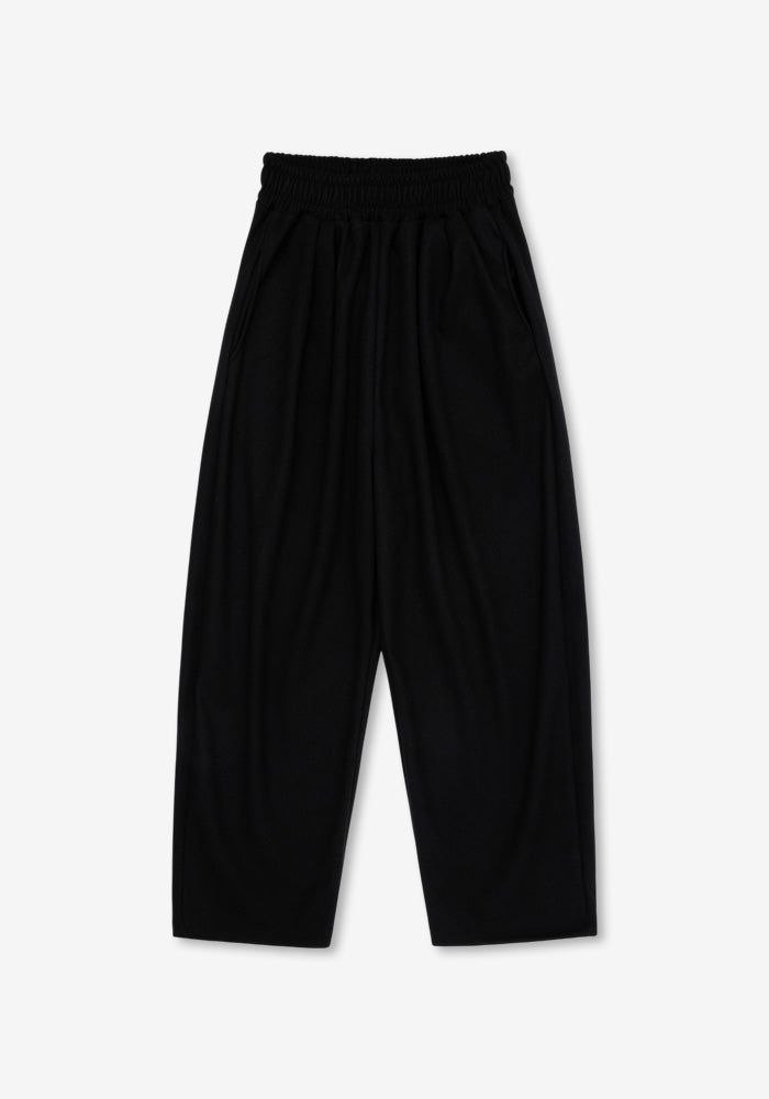 [SEMADE] Soft Wool Banding Balloon Slacks