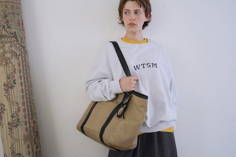 Carry shoulder bag_beige
