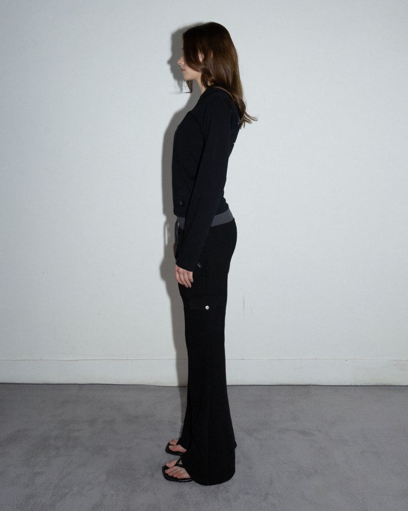 Jagiya Crew Neck Long Sleeve Black